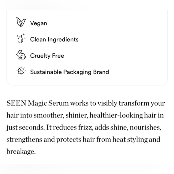 SEEN Magic Serum 💧 NEW IN BOX Hair Full Size Breakage Corrector - Picture 6 of 7